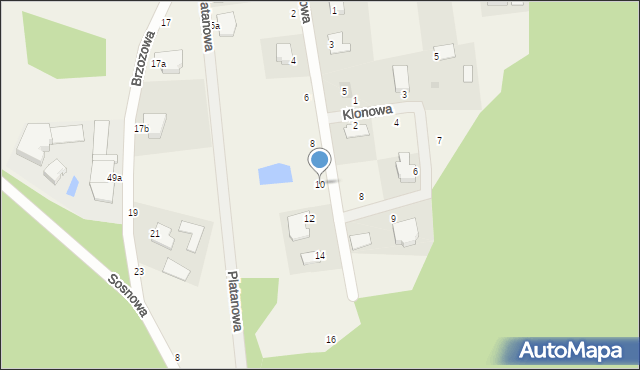 Kruszyn Krajeński, Wierzbowa, 10, mapa Kruszyn Krajeński