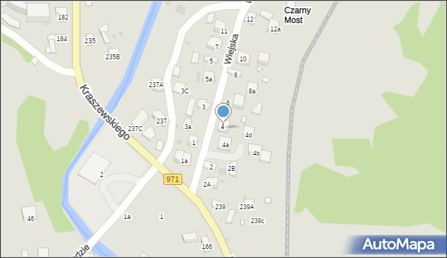 Krynica-Zdrój, Wiejska, 4c, mapa Krynica-Zdrój