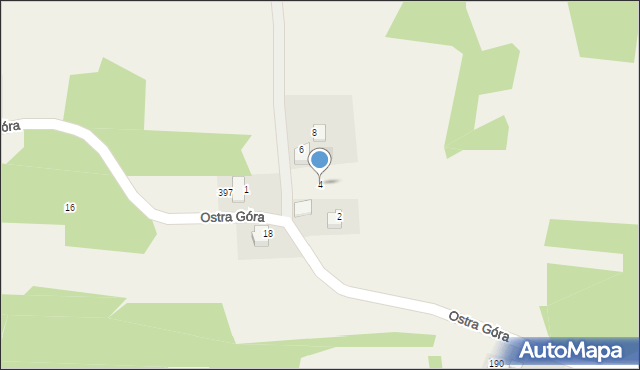 Krzęcin, Wichrowe Wzgórze, 4, mapa Krzęcin