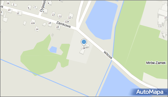 Książ Wielki, Witosa Wincentego, 14, mapa Książ Wielki