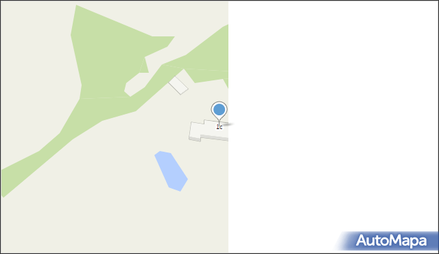 Księży Las, Wiejska, 1c, mapa Księży Las