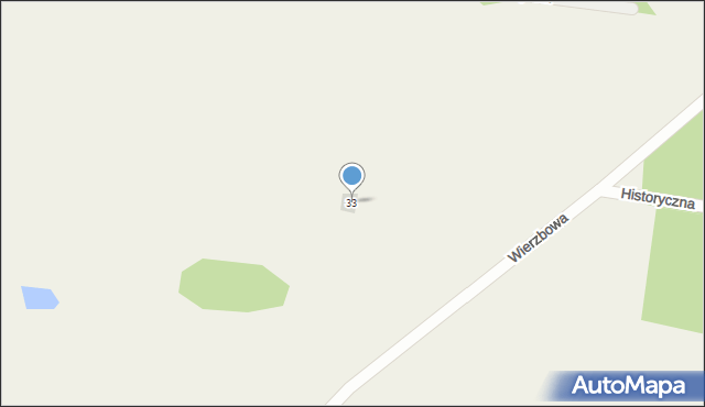 Kuriany, Wierzbowa, 33, mapa Kuriany