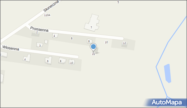 Kuriany, Wiosenna, 11, mapa Kuriany