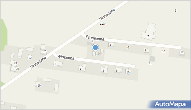 Kuriany, Wiosenna, 3, mapa Kuriany