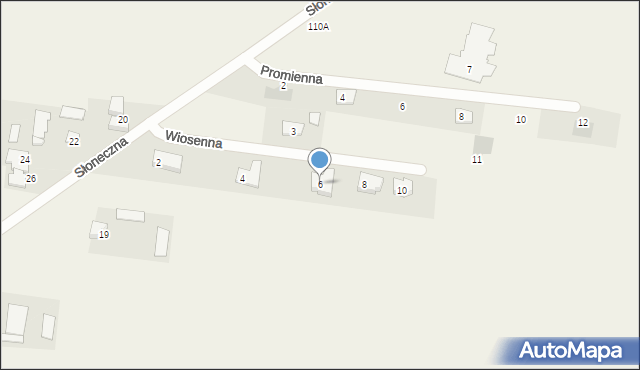 Kuriany, Wiosenna, 6, mapa Kuriany