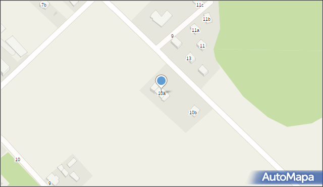 Kurzętnik, Wiejska, 10a, mapa Kurzętnik
