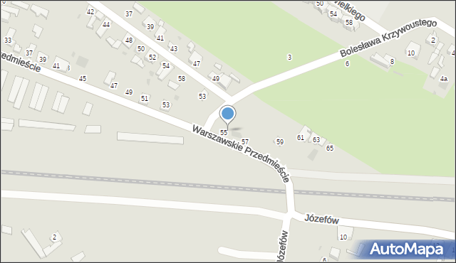 Kutno, Wilcza, 55, mapa Kutno