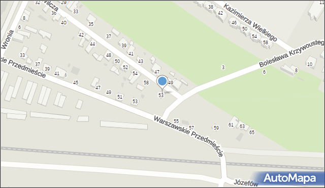 Kutno, Wilcza, 64, mapa Kutno