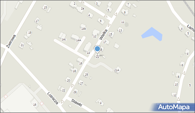 Kwidzyn, Wielka, 21, mapa Kwidzyn