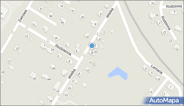 Kwidzyn, Wielka, 9, mapa Kwidzyn