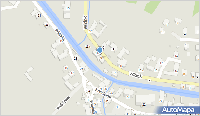 Lądek-Zdrój, Widok, 9a, mapa Lądek-Zdrój