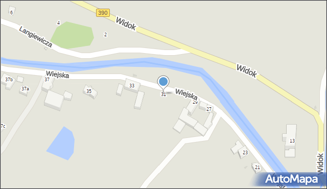 Lądek-Zdrój, Wiejska, 31, mapa Lądek-Zdrój