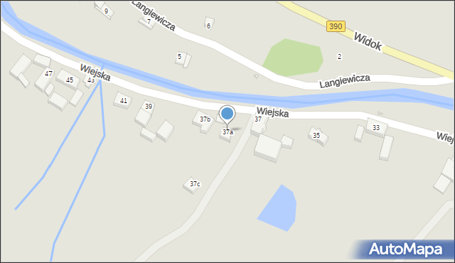 Lądek-Zdrój, Wiejska, 37a, mapa Lądek-Zdrój