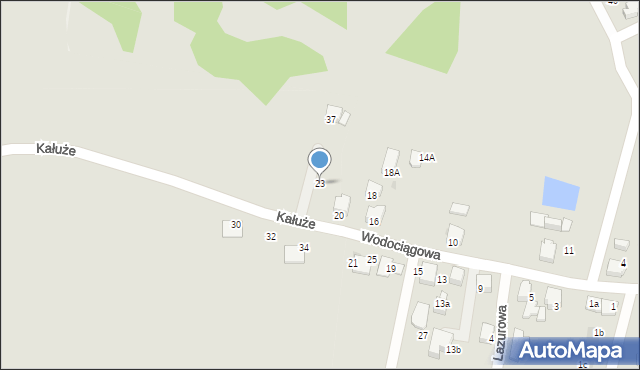 Łaziska Górne, Wierzysko, 23, mapa Łaziska Górne