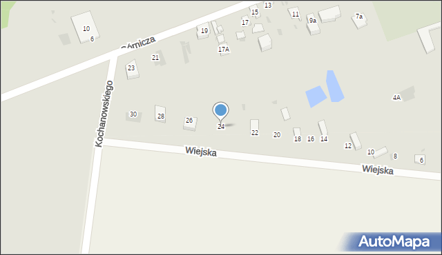 Łęczyca, Wiejska, 24, mapa Łęczyca