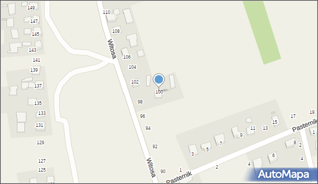 Łęg Tarnowski, Witosa Wincentego, 100, mapa Łęg Tarnowski