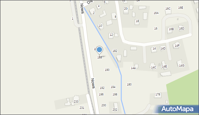 Łęg Tarnowski, Witosa Wincentego, 188, mapa Łęg Tarnowski