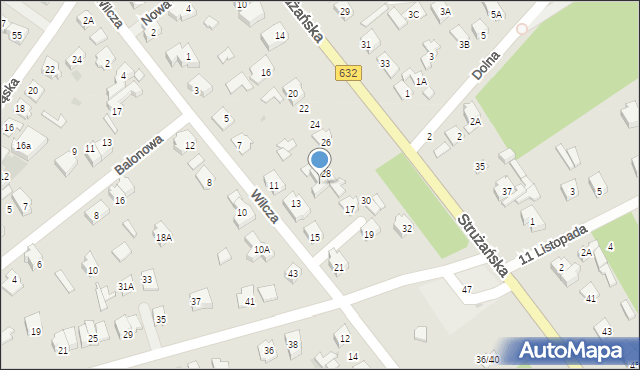 Legionowo, Wilcza Aleksandra, 13A, mapa Legionowo