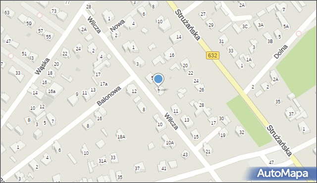 Legionowo, Wilcza Aleksandra, 7, mapa Legionowo