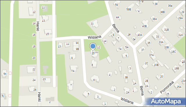 Legionowo, Wiślana, 10, mapa Legionowo