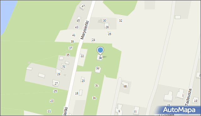 Leszno, Widokowa, 3e, mapa Leszno