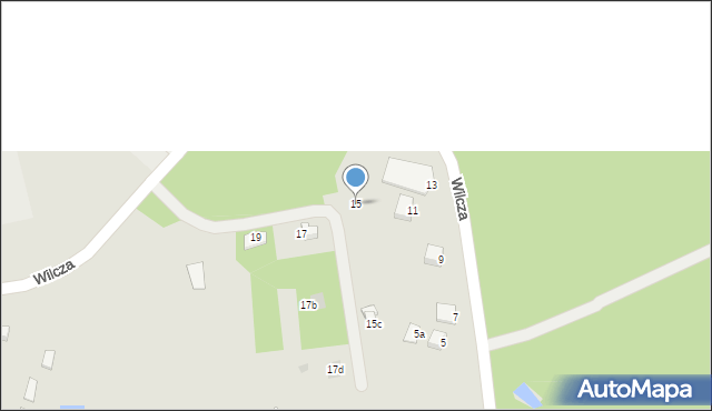 Libiąż, Wilcza, 15, mapa Libiąż