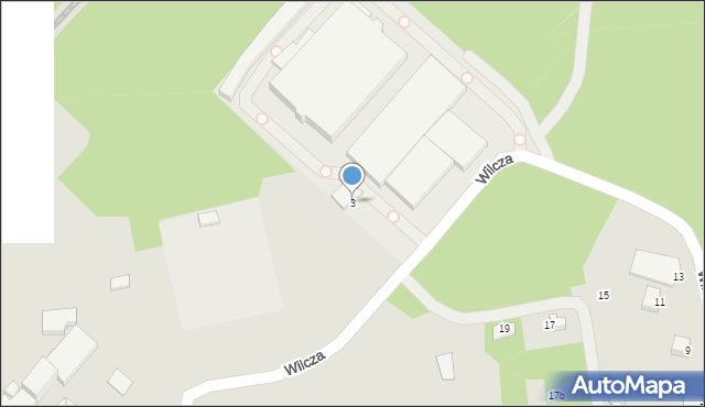 Libiąż, Wilcza, 3, mapa Libiąż