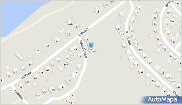 Lidzbark, Wierzbowa, 5, mapa Lidzbark