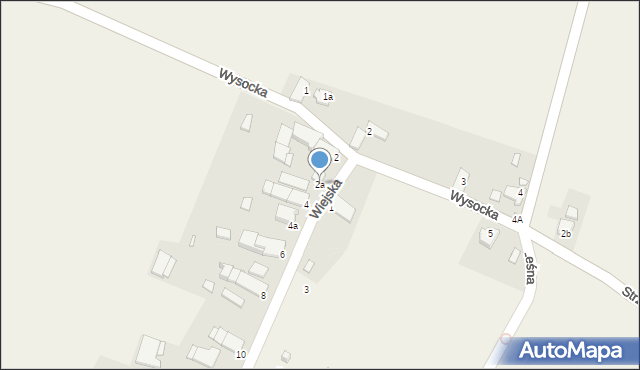 Ligota Górna, Wiejska, 2a, mapa Ligota Górna