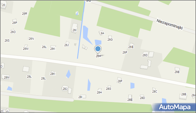 Lipowo, Wierzbowa, 26H, mapa Lipowo