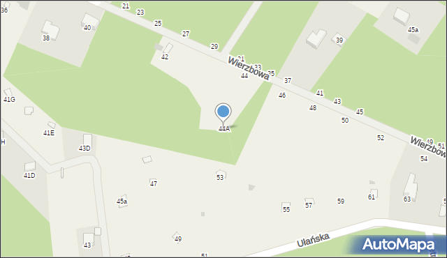 Lipowo, Wierzbowa, 44A, mapa Lipowo