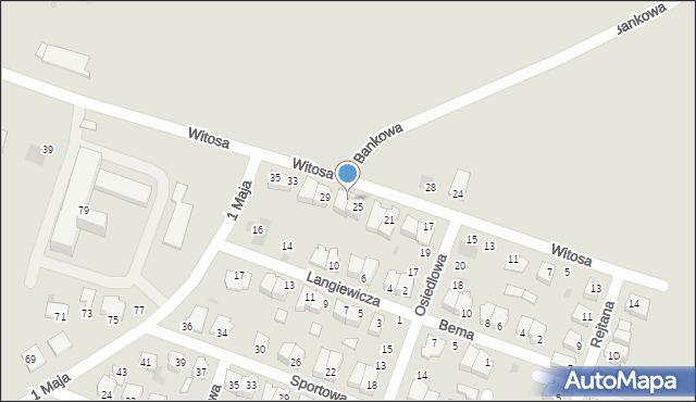 Lipsko, Witosa Wincentego, 27, mapa Lipsko