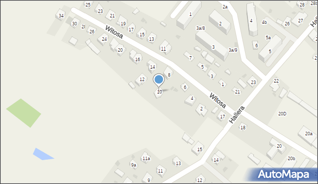 Lisewo, Witosa Wincentego, 10, mapa Lisewo