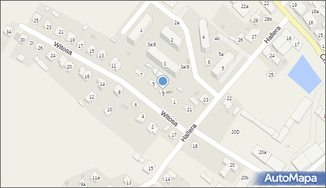 Lisewo, Witosa Wincentego, 3, mapa Lisewo