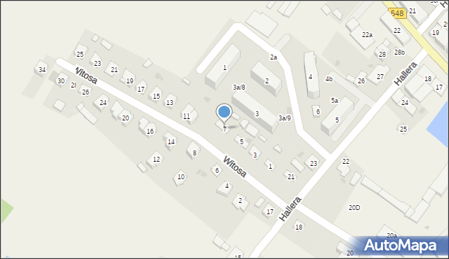 Lisewo, Witosa Wincentego, 7, mapa Lisewo