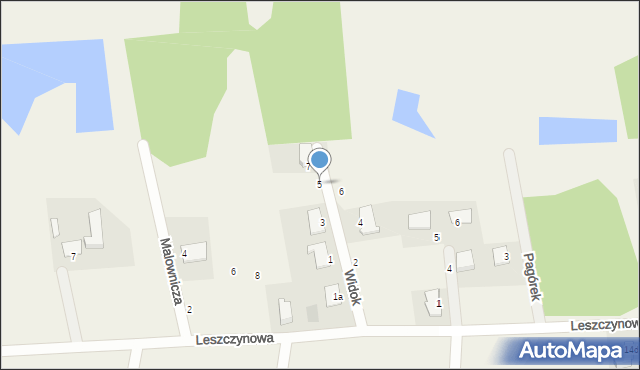 Łochowo, Widok, 5, mapa Łochowo