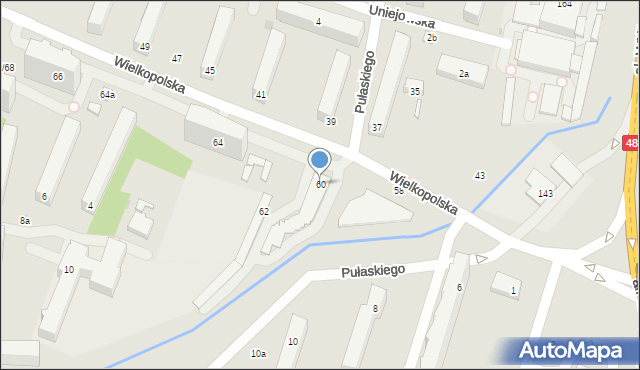 Łódź, Wielkopolska, 60, mapa Łodzi