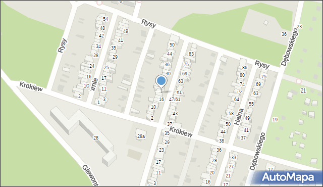 Łódź, Wichrowa, 20, mapa Łodzi