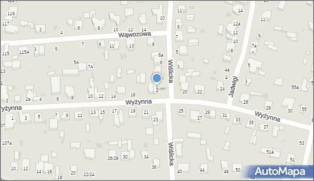 Łódź, Wiślicka, 2, mapa Łodzi