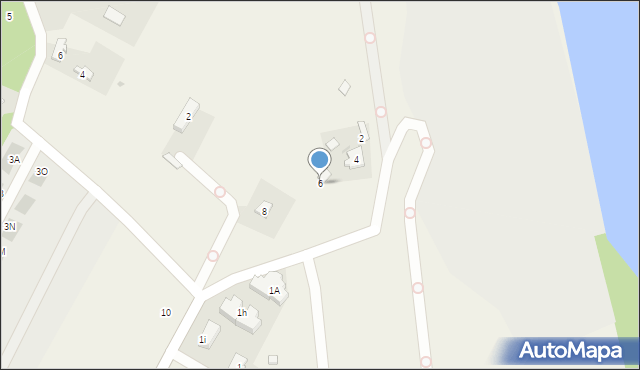 Łomianki Dolne, Wiślana, 6, mapa Łomianki Dolne
