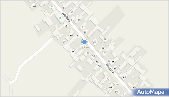 Łowkowice, Wiejska, 30, mapa Łowkowice