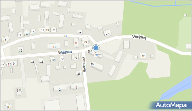 Lubasz, Wiejska, 28, mapa Lubasz