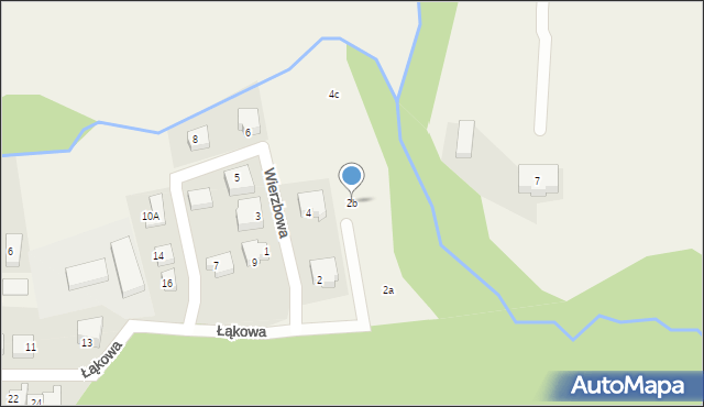 Lublewo Gdańskie, Wierzbowa, 2b, mapa Lublewo Gdańskie