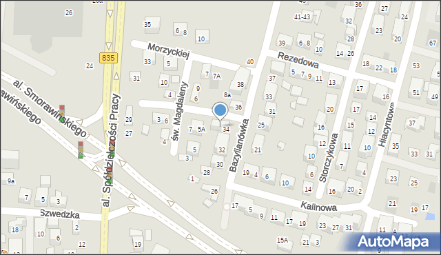 Lublin, Wiktoryn, 7, mapa Lublina