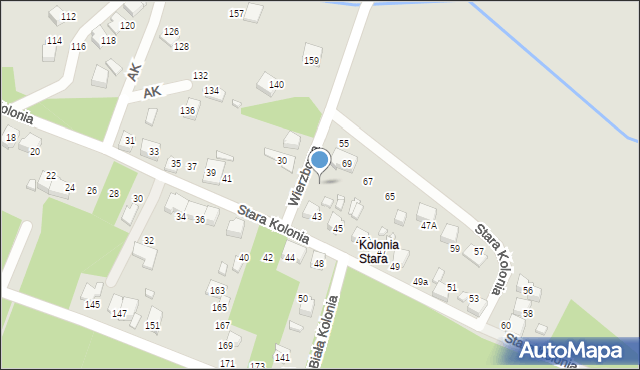 Lubliniec, Wierzbowa, 23, mapa Lubliniec