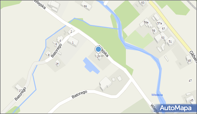 Ludwikowice Kłodzkie, Wiejska, 27, mapa Ludwikowice Kłodzkie