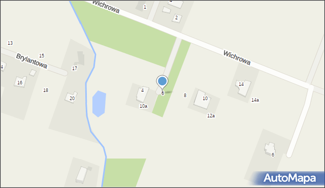 Lulkowo, Wichrowa, 6, mapa Lulkowo