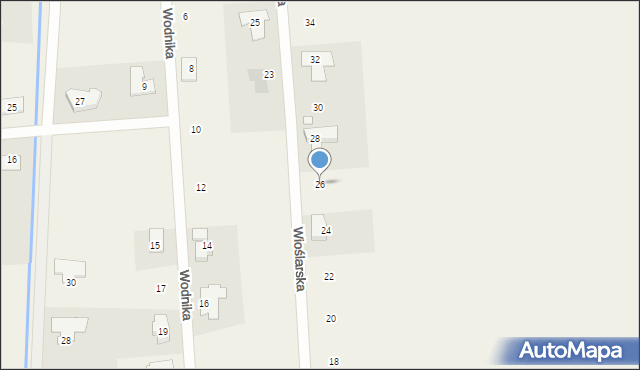 Lusówko, Wioślarska, 26, mapa Lusówko