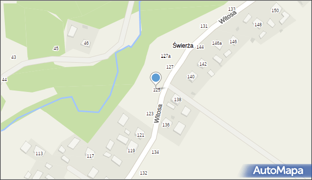 Luszowice, Witosa Wincentego, 125, mapa Luszowice
