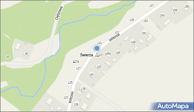 Luszowice, Witosa Wincentego, 144, mapa Luszowice